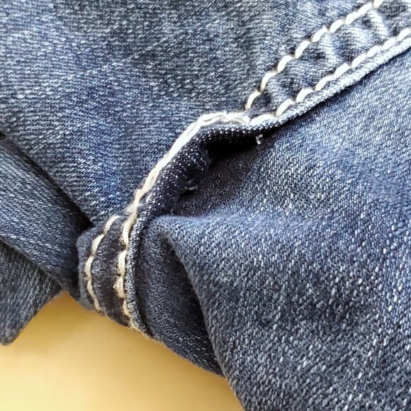 Miss Me Mid-Rise Easy Boot Y2K Bootcut Embellished Denim Jeans Size 30 - Picture 7 of 14